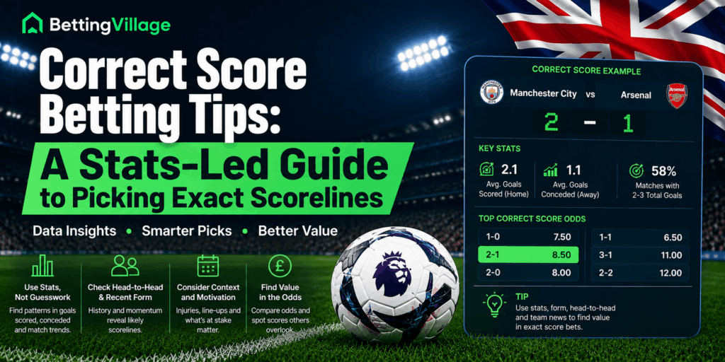 Correct Score Betting Tips: Stats-Led Strategy Guide